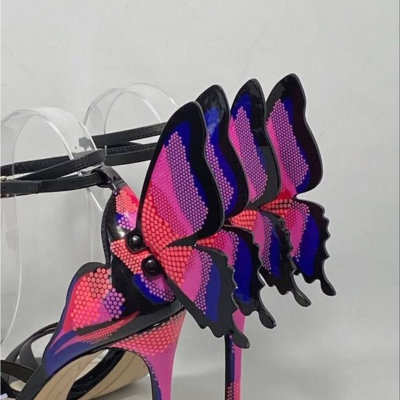 Sophia Webster Chiara Leather Butterfly Sandals size 37 - Picture 9 of 13